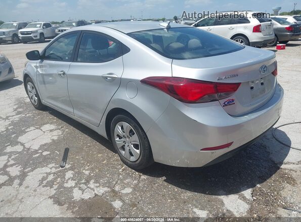 5NPDH4AE1GH757143 2016 HYUNDAI ELANTRA Silver Trasero izquierdo