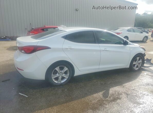 5NPDH4AE1GH769342 2016 HYUNDAI ELANTRA Белый Задняя правая четверть