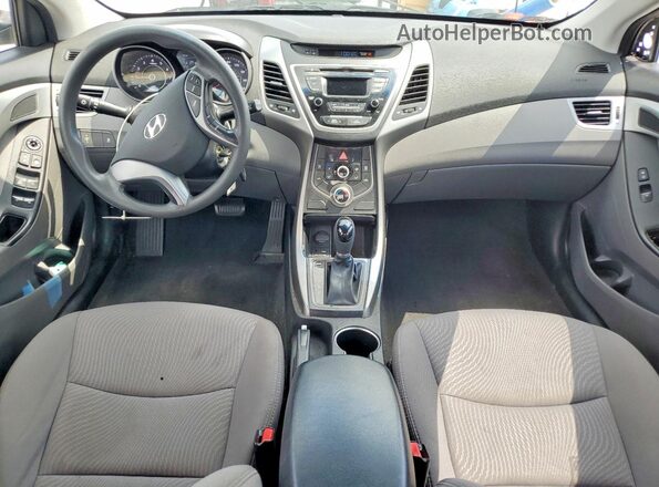 5NPDH4AE1GH771494 2016 HYUNDAI ELANTRA Silver Vista del salpicadero