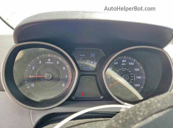 5NPDH4AE1GH771494 2016 HYUNDAI ELANTRA Silver Vista del cuadro de instrumentos
