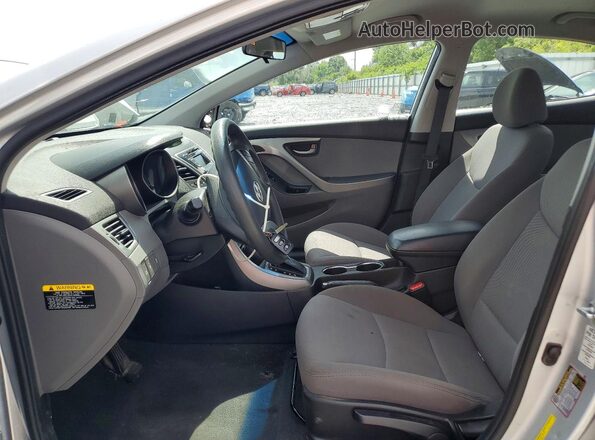 5NPDH4AE1GH771494 2016 HYUNDAI ELANTRA Silver Vista interior delantera