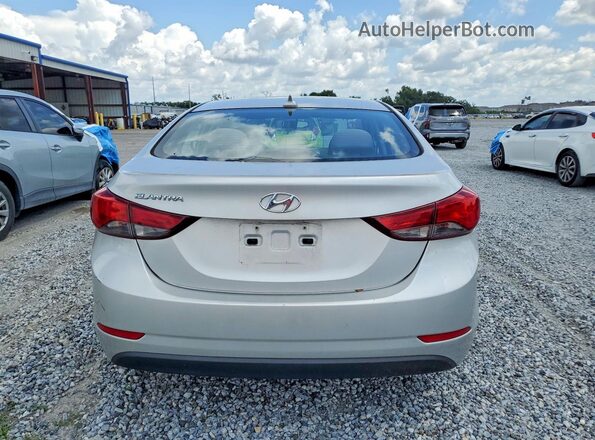 5NPDH4AE1GH771494 2016 HYUNDAI ELANTRA Silver Vista trasera