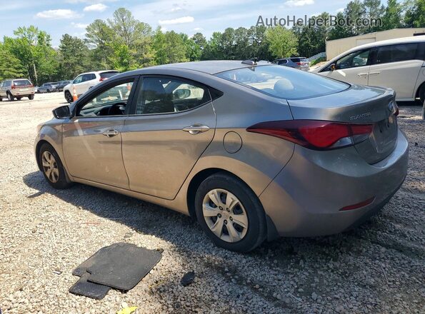 5NPDH4AE1GH771897 2016 HYUNDAI ELANTRA Золотой Задняя левая четверть