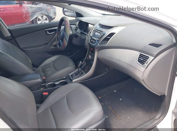 5NPDH4AE2GH655530 2016 HYUNDAI ELANTRA White Սալոնի դիմացի տեսք