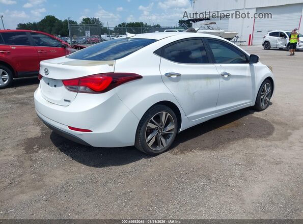 5NPDH4AE2GH655530 2016 HYUNDAI ELANTRA White Հետևի աջ