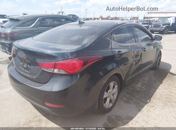 5NPDH4AE2GH674031 2016 HYUNDAI ELANTRA Black Հետևի աջ