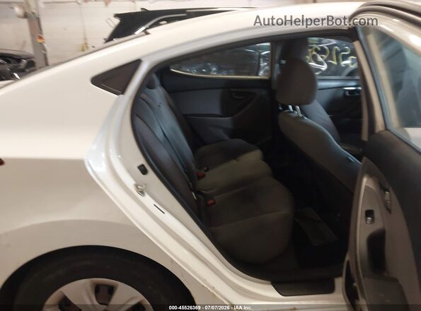 5NPDH4AE2GH674935 2016 HYUNDAI ELANTRA White VIN կոդի պիտակի տեսք