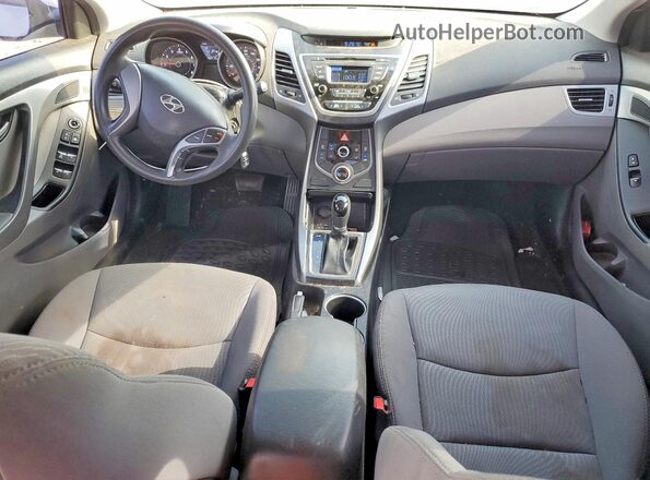 5NPDH4AE2GH686728 2016 HYUNDAI ELANTRA White Widok deski rozdzielczej