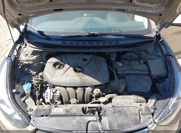 5NPDH4AE2GH686938 2016 HYUNDAI ELANTRA Gray Rear view
