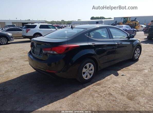 5NPDH4AE2GH704872 2016 HYUNDAI ELANTRA Black Trasero derecho