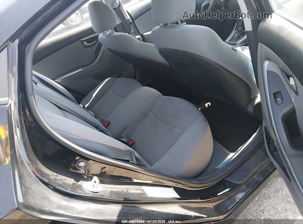 5NPDH4AE2GH704872 2016 HYUNDAI ELANTRA Black Vista de la etiqueta del VIN