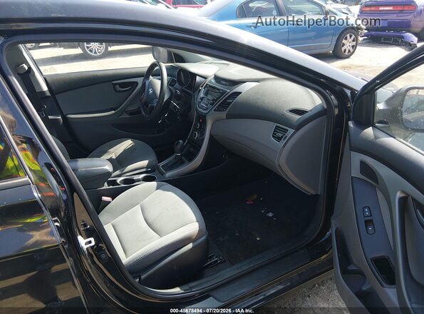 5NPDH4AE2GH704872 2016 HYUNDAI ELANTRA Black Vista interior delantera