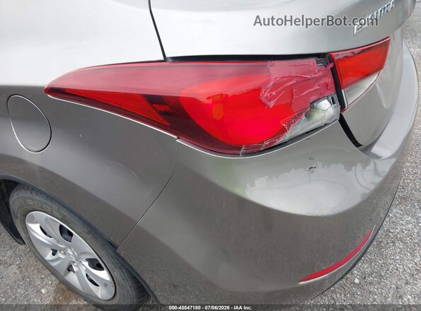 5NPDH4AE2GH720151 2016 HYUNDAI ELANTRA Beige Widok z przodu