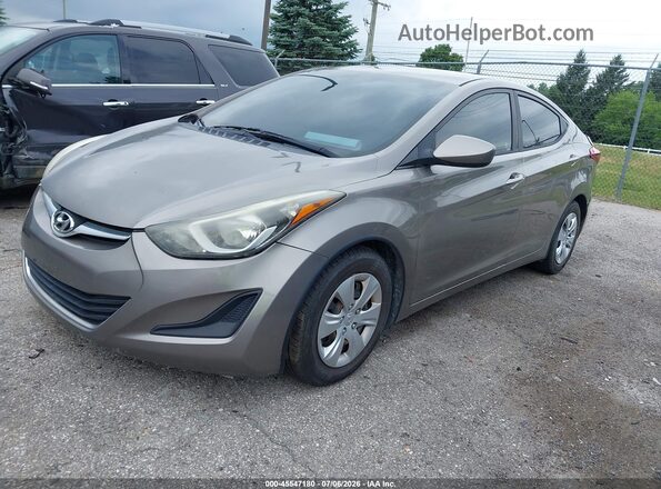5NPDH4AE2GH720151 2016 HYUNDAI ELANTRA Beige Przód lewy