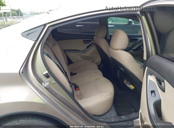 5NPDH4AE2GH720151 2016 HYUNDAI ELANTRA Beige Widok naklejki z numerem VIN