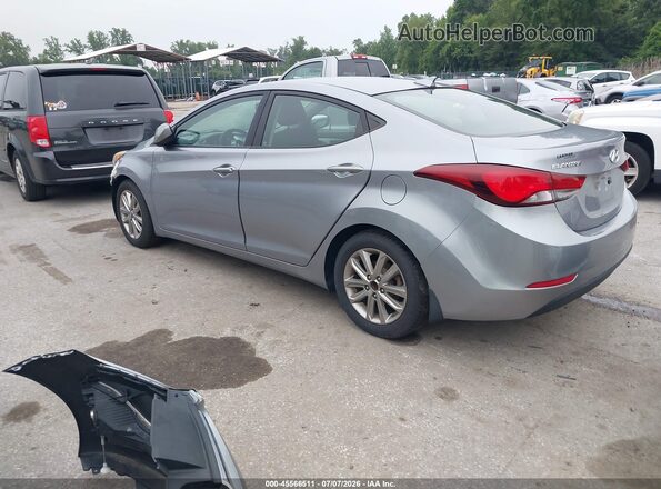 5NPDH4AE2GH727276 2016 HYUNDAI ELANTRA Gray უკანა მარცხენა