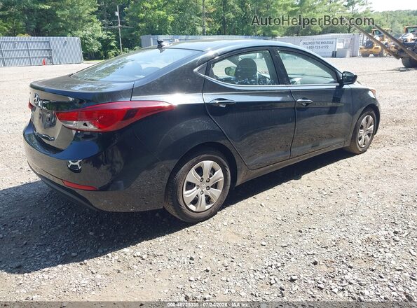 5NPDH4AE2GH731859 2016 HYUNDAI ELANTRA Black Trasero derecho