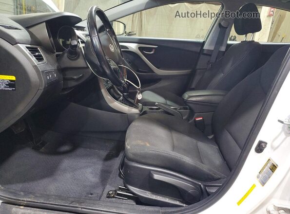 5NPDH4AE2GH736446 2016 HYUNDAI ELANTRA White Սալոնի դիմացի տեսք