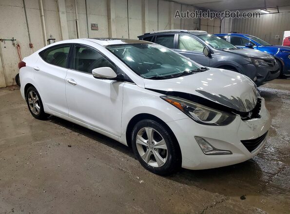 5NPDH4AE2GH736446 2016 HYUNDAI ELANTRA White Առջևի աջ