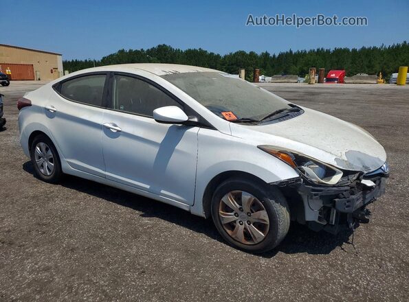 5NPDH4AE2GH745342 2016 HYUNDAI ELANTRA White Delantero derecho