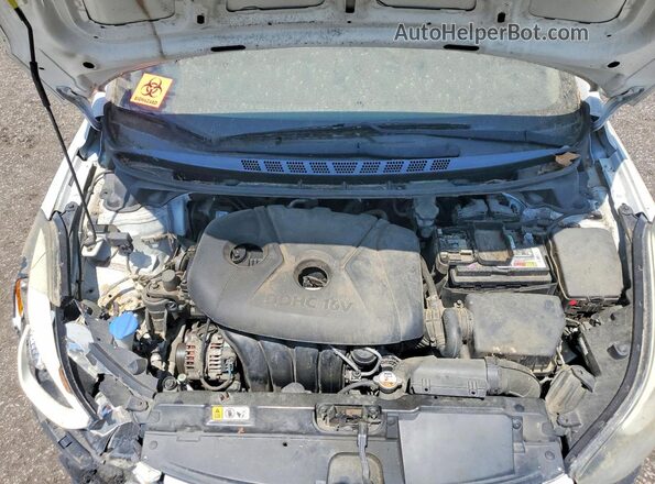 5NPDH4AE2GH745342 2016 HYUNDAI ELANTRA White Vista interior trasera