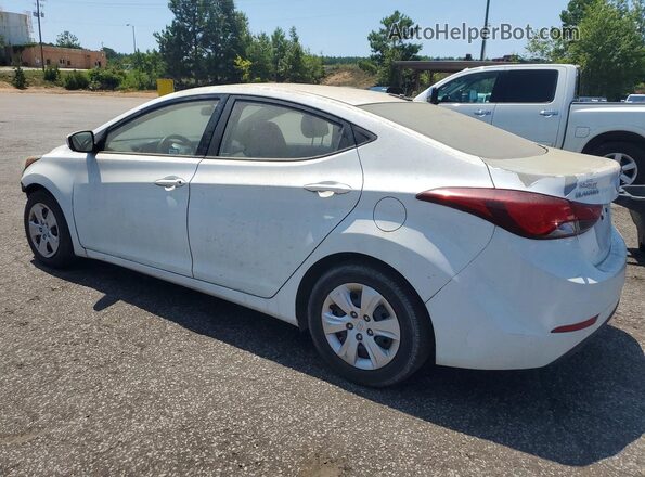 5NPDH4AE2GH745342 2016 HYUNDAI ELANTRA White Trasero izquierdo