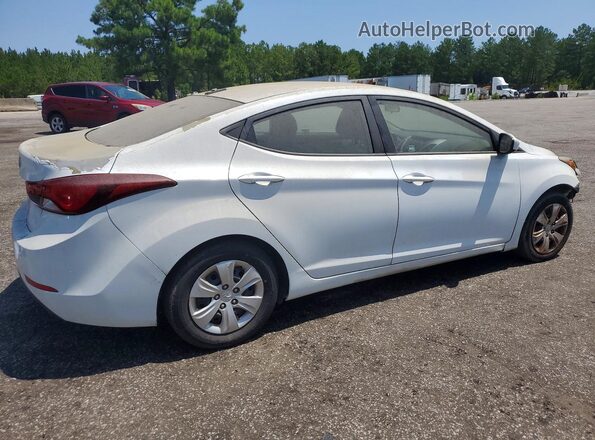 5NPDH4AE2GH745342 2016 HYUNDAI ELANTRA White Trasero derecho