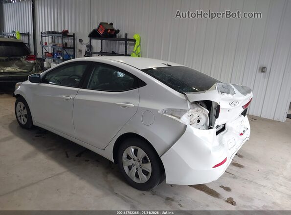 5NPDH4AE2GH752517 2016 HYUNDAI ELANTRA White Rear left