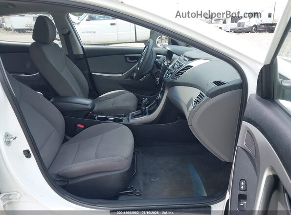 5NPDH4AE2GH787185 2016 HYUNDAI ELANTRA White Vista interior delantera