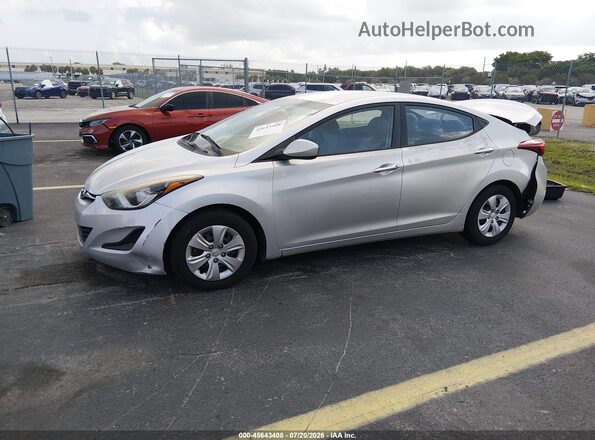 5NPDH4AE2GH793004 2016 HYUNDAI ELANTRA Серый Передняя левая четверть