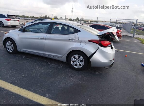 5NPDH4AE2GH793004 2016 HYUNDAI ELANTRA Серый Задняя левая четверть