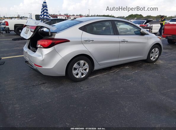 5NPDH4AE2GH793004 2016 HYUNDAI ELANTRA Серый Задняя правая четверть