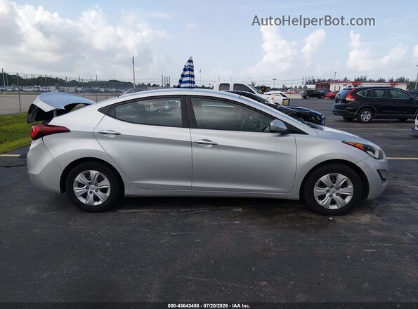 5NPDH4AE2GH793004 2016 HYUNDAI ELANTRA Серый Вид задней части салона