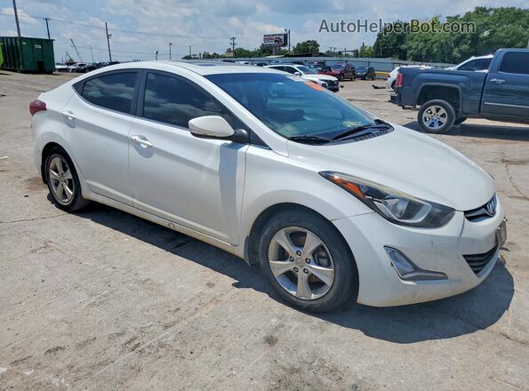 5NPDH4AE2GH796422 2016 HYUNDAI ELANTRA White Առջևի աջ