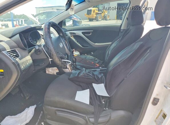 5NPDH4AE2GH796422 2016 HYUNDAI ELANTRA White Սալոնի դիմացի տեսք
