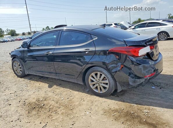 5NPDH4AE3GH662549 2016 HYUNDAI ELANTRA Black Задня ліва чверть