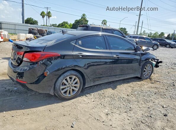 5NPDH4AE3GH662549 2016 HYUNDAI ELANTRA Black Задня права чверть