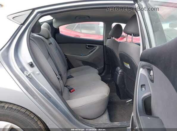 5NPDH4AE3GH664141 2016 HYUNDAI ELANTRA Silver Vista de la etiqueta del VIN
