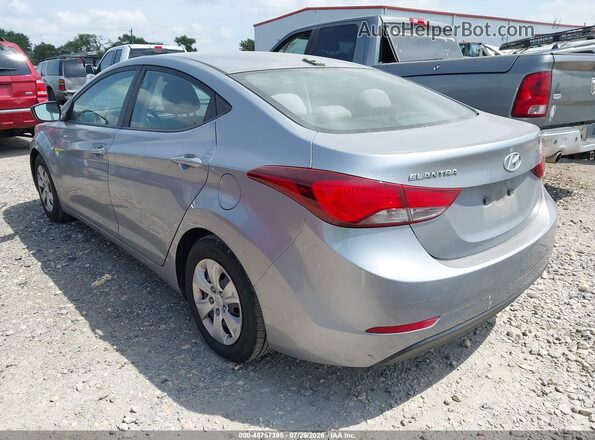 5NPDH4AE3GH664141 2016 HYUNDAI ELANTRA Silver Trasero izquierdo