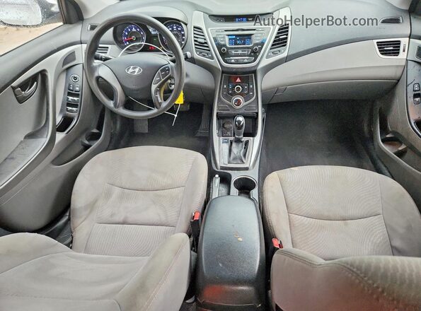 5NPDH4AE3GH665144 2016 HYUNDAI ELANTRA White Widok deski rozdzielczej