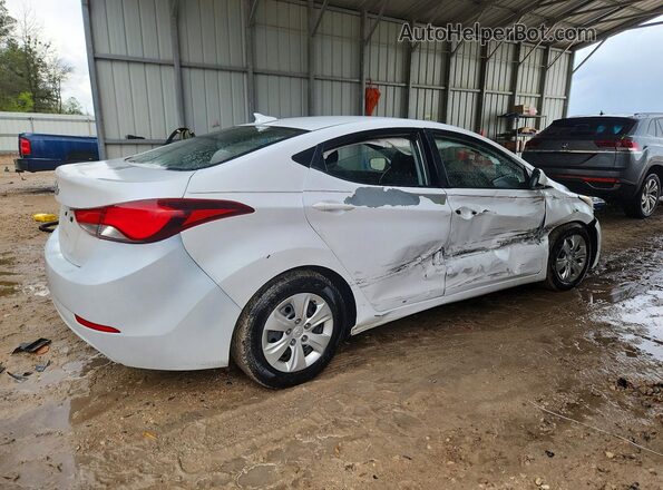5NPDH4AE3GH665144 2016 HYUNDAI ELANTRA White Tył prawy