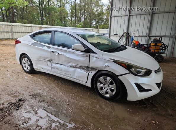 5NPDH4AE3GH665144 2016 HYUNDAI ELANTRA White Przód prawy