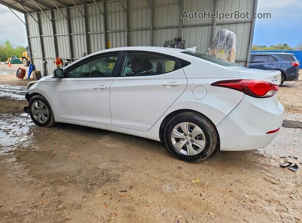 5NPDH4AE3GH665144 2016 HYUNDAI ELANTRA White Tył lewy