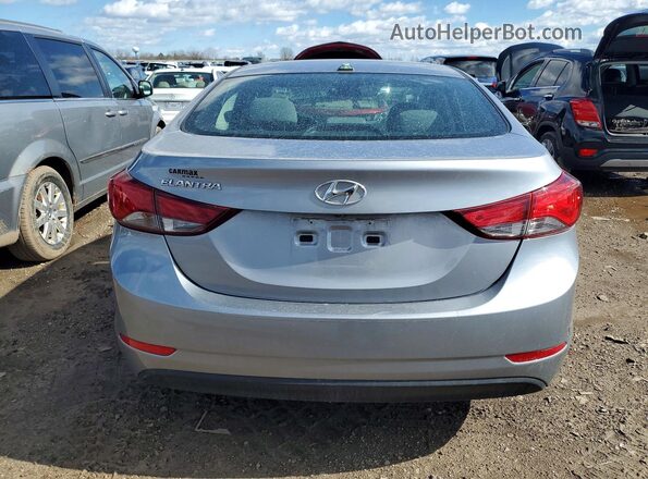 5NPDH4AE3GH681439 2016 HYUNDAI ELANTRA Gray Вид ззаду