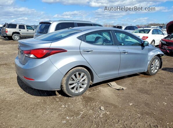 5NPDH4AE3GH681439 2016 HYUNDAI ELANTRA Gray Задня права чверть