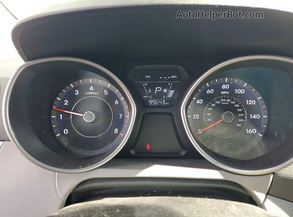 5NPDH4AE3GH681439 2016 HYUNDAI ELANTRA Gray Вид щитка приладів