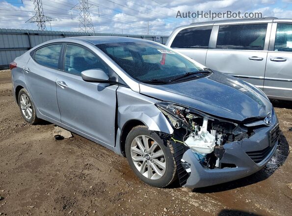 5NPDH4AE3GH681439 2016 HYUNDAI ELANTRA Gray Передня права чверть
