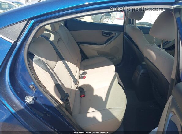 5NPDH4AE3GH687905 2016 HYUNDAI ELANTRA Синий Вид наклейки с VIN-кодом