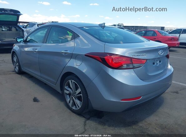 5NPDH4AE3GH689878 2016 HYUNDAI ELANTRA Silver Հետևի ձախ