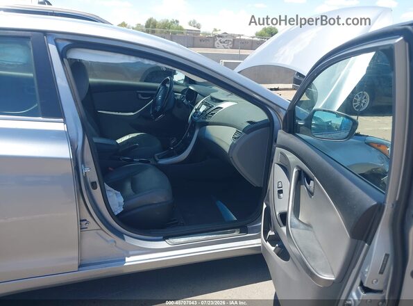 5NPDH4AE3GH689878 2016 HYUNDAI ELANTRA Silver Սալոնի դիմացի տեսք